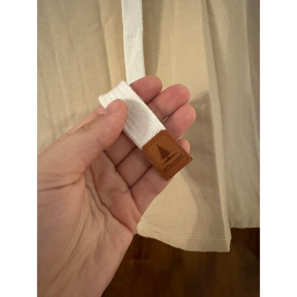 Wanakome Cropped Cream Sweatshirt Hoodie Size Large Womens Canada - Picture 7 of 7